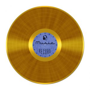 Golden Vinyl Record